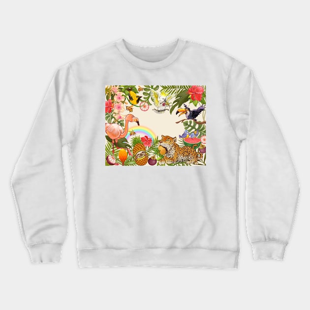 Exotic Jungle Crewneck Sweatshirt by NewburyBoutique